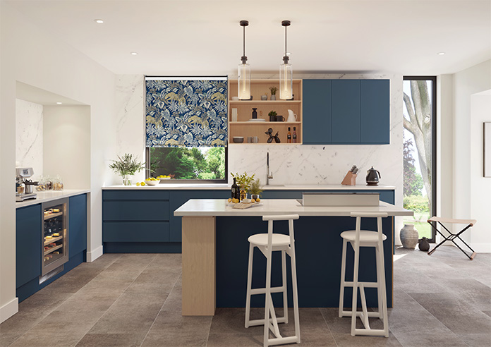 Leopard, Lapis  - Roller Blind - Image 8